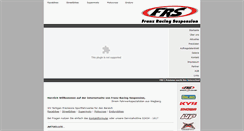 Desktop Screenshot of franzracing.de