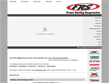 Tablet Screenshot of franzracing.de